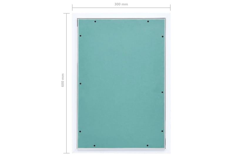 Inspektionslucka med aluminiumram och gipsskiva 300x600 mm - Hus & renovering - Bygg - Fönster - Fönstertillbehör - Fönsterluckor