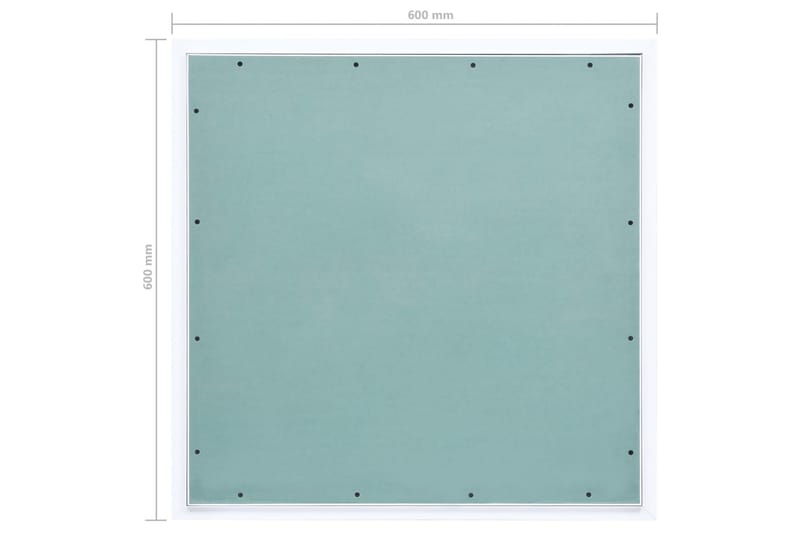 Inspektionslucka med aluminiumram och gipsskiva 600x600 mm - Hus & renovering - Bygg - Fönster - Fönstertillbehör - Fönsterluckor