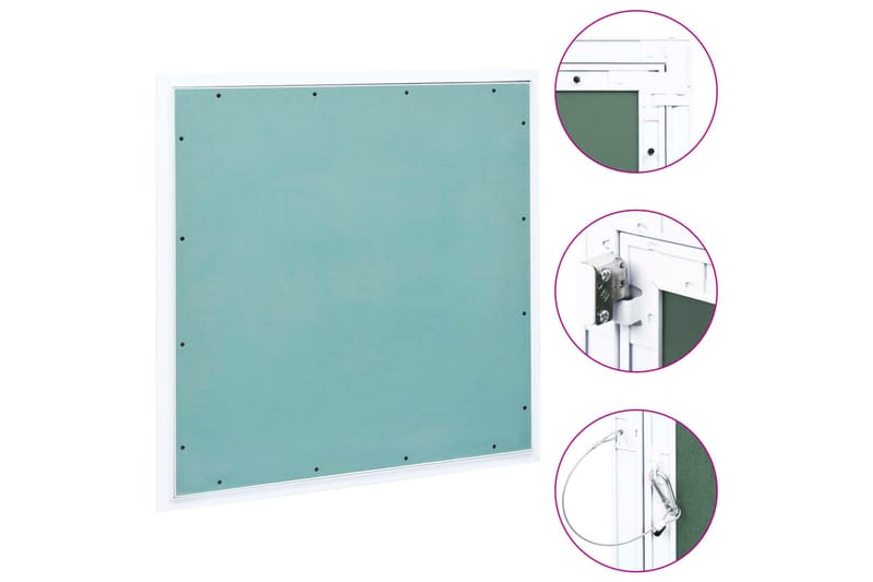 Inspektionslucka med aluminiumram och gipsskiva 700x700 mm - Hus & renovering - Bygg - Fönster - Fönstertillbehör - Fönsterluckor