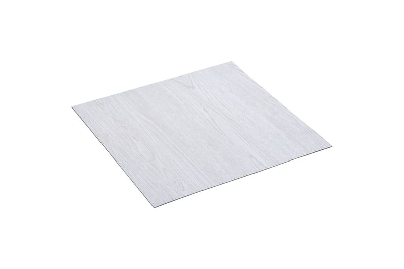 Självhäftande golvplankor 20 st PVC 1,86 m² vit - Vit - Hus & renovering - Bygg - Golv, vägg & tak - Golv - Laminatgolv