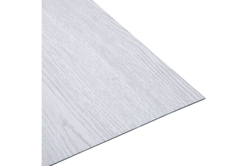 Självhäftande golvplankor 20 st PVC 1,86 m² vit - Vit - Laminatgolv kök - Laminatgolv