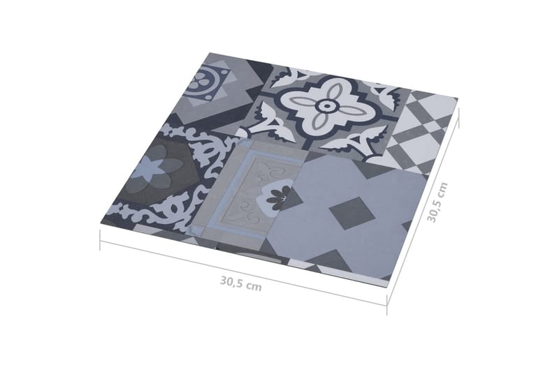 Självhäftande golvplankor 20 st PVC 1,86 m² färgat mönster - Flerfärgad - Laminatgolv kök - Laminatgolv