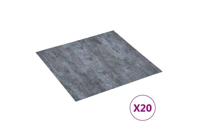 Självhäftande golvplankor 20 st PVC 1,86 m² grå marmor - Grå - Hus & renovering - Bygg - Golv, vägg & tak - Golv - Laminatgolv