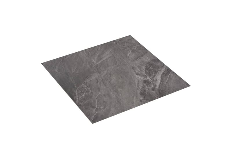 Självhäftande golvplankor 20 st PVC 1,86 m² svart med mönste - Svart - Laminatgolv kök - Laminatgolv