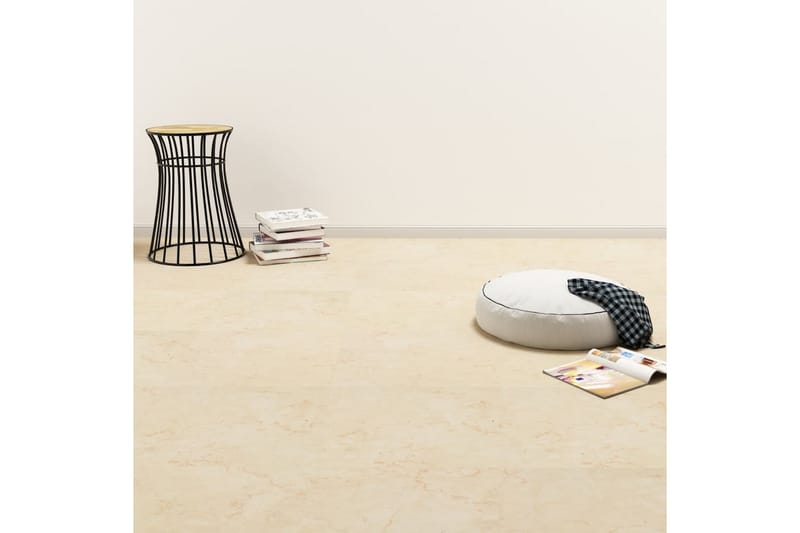 Självhäftande golvplankor 20 st PVC 1,86 m² beige - Beige - Laminatgolv kök - Laminatgolv