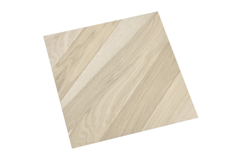 Självhäftande golvplankor 20 st PVC 1,86 m² beige ränder - Beige - Trall balkong - Vinylgolv & plastgolv - Golvplattor & plasttrall