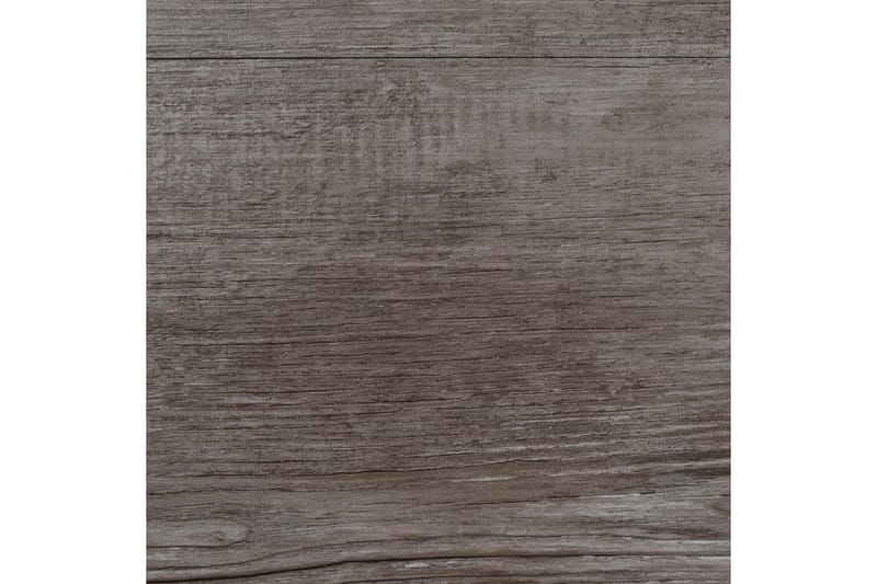 Självhäftande PVC-golvplankor 5,21 m² 2 mm mattbrunt trä - Brun - Trall balkong - Vinylgolv & plastgolv - Golvplattor & plasttrall