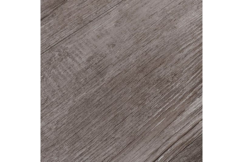 Självhäftande PVC-golvplankor 5,21 m² 2 mm mattbrunt trä - Brun - Trall balkong - Vinylgolv & plastgolv - Golvplattor & plasttrall