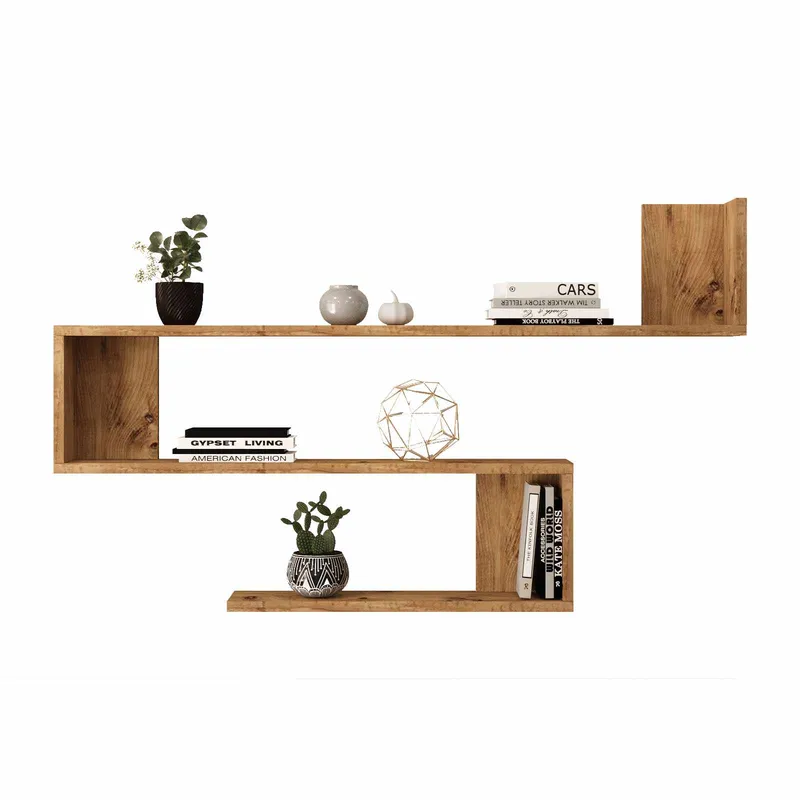 Berriaren Vägghylla 120x71,4x14,5 cm, Atlantic Pine