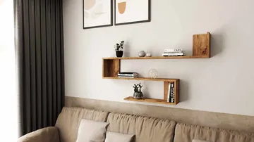 Berriaren Vägghylla 120x71,4x14,5 cm - Atlantic Pine - Hus & renovering - Bygg - Golv, vägg & tak - Golv & väggbeklädnad - Väggskivor