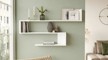 Berriaren Vägghylla 120x71,4x14,5 cm - Vit - Hus & renovering - Bygg - Golv, vägg & tak - Golv & väggbeklädnad - Väggskivor