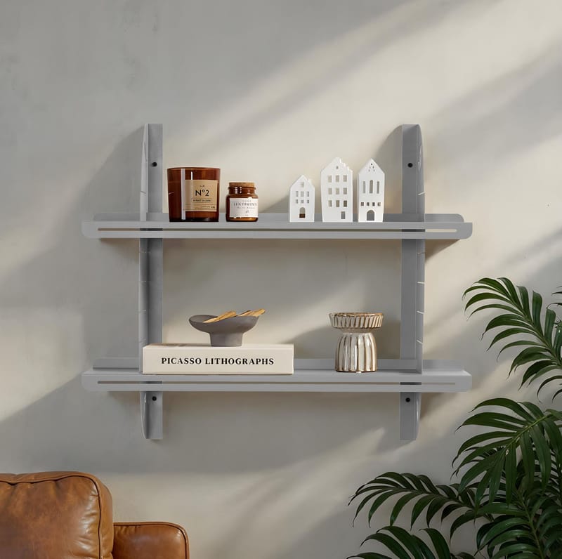 Clavor Vägghylla 70 cm - Grå - Förvaring - Hylla - Vägghylla