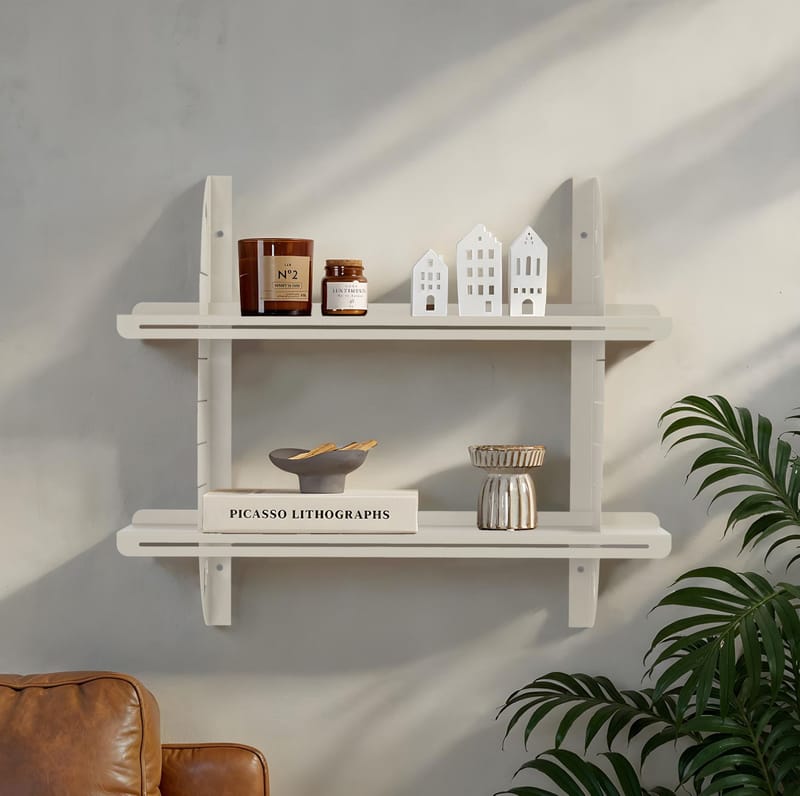 Clavor Vägghylla 70 cm - Mjuk Beige - Förvaring - Hylla - Vägghylla