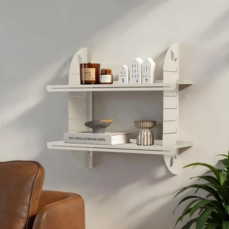 Clavor Vägghylla 70 cm - Mjuk Beige - Förvaring - Hylla - Vägghylla