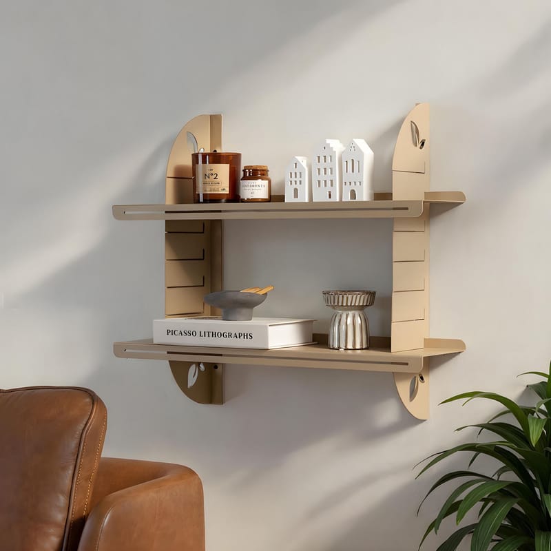 Clavor Vägghylla 70 cm - Taupe - Förvaring - Hylla - Vägghylla