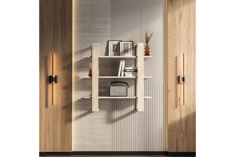 Draven Väggskiva 90x90 cm - Travertine - Hus & renovering - Bygg - Golv, vägg & tak - Golv & väggbeklädnad - Väggskivor