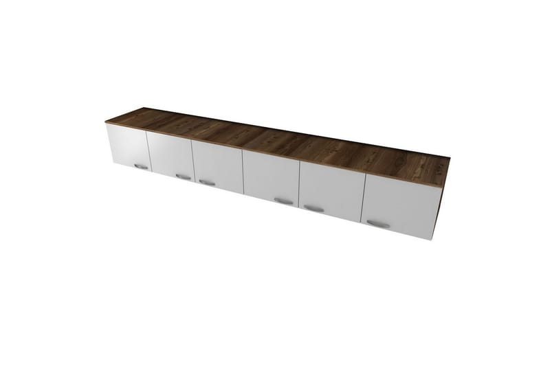 Ervon Väggskiva 243x243 cm - Valnöt/Vit - Hus & renovering - Bygg - Golv, vägg & tak - Golv & väggbeklädnad - Väggskivor