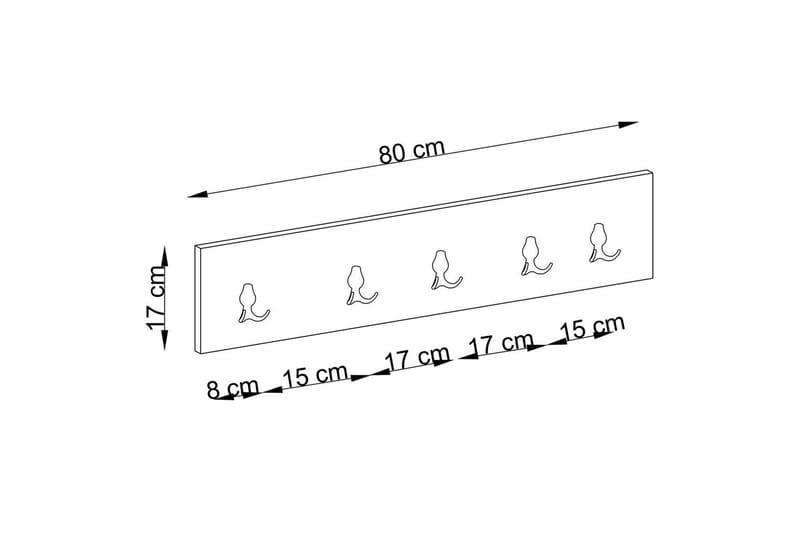 Kresto Väggskiva 80x80 cm - Ek - Hus & renovering - Bygg - Golv, vägg & tak - Golv & väggbeklädnad - Väggskivor