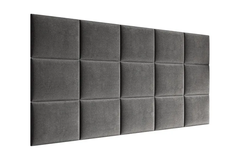 Lornel Stoppad Väggpanel 40x30 cm - Grå - Inredning - Väggdekor