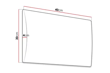 Lornel Stoppad Väggpanel 40x30 cm - Grön - Inredning - Väggdekor
