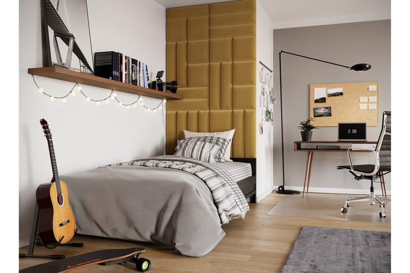 Quadratta Väggskiva 120x195 cm - Guld - Hus & renovering - Bygg - Golv, vägg & tak - Golv & väggbeklädnad - Väggskivor