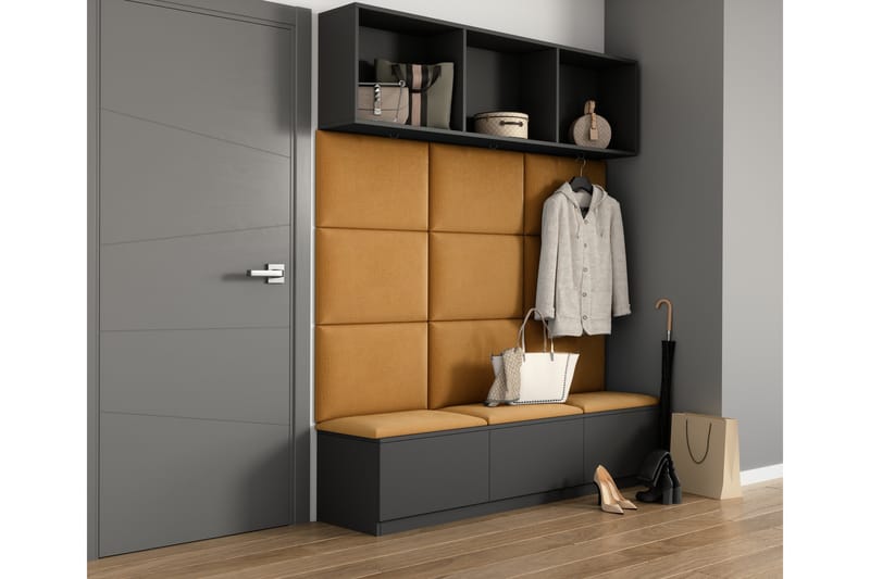 Quadratta Väggskiva 180x160 cm - Guld - Hus & renovering - Bygg - Golv, vägg & tak - Golv & väggbeklädnad - Väggskivor