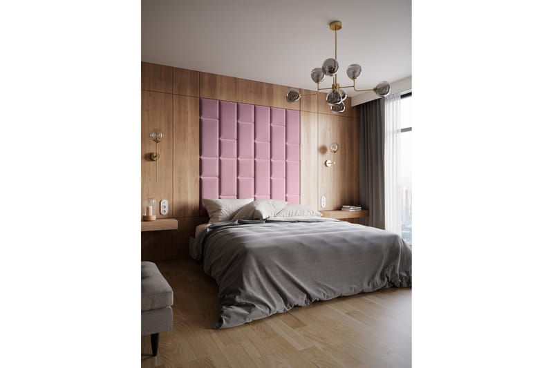 Quadratta Väggskiva 180x180 cm - Rosa - Hus & renovering - Bygg - Golv, vägg & tak - Golv & väggbeklädnad - Väggskivor