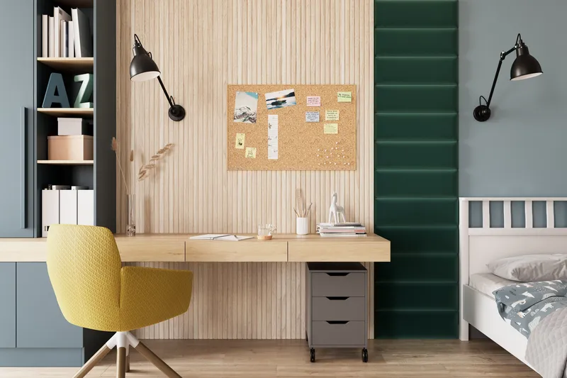 Quadratta Väggskiva 50x240 cm, Grön