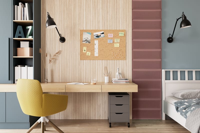 Quadratta Väggskiva 50x240 cm - Rosa - Hus & renovering - Bygg - Golv, vägg & tak - Golv & väggbeklädnad - Väggskivor