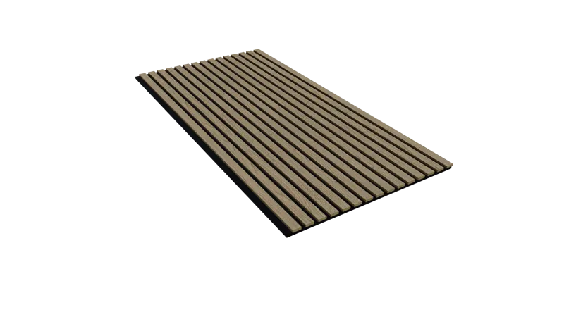 Trälamell akustikpanel| 1200x600x18mm | valnöt | 2-pack, undefined