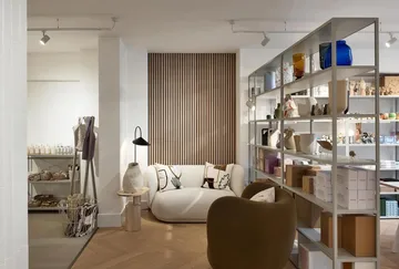 Trälamell akustikpaneler | 2400x600x21mm | Vit ek - Hus & renovering - Bygg - Golv, vägg & tak - Golv & väggbeklädnad - Väggpanel & panelskiva