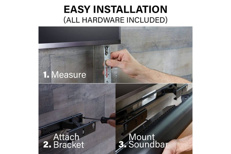 Väggfäste Sanus för Sonos Arc Soundbar - Svart - Hus & renovering - Bygg - Golv, vägg & tak - Golv & väggbeklädnad - Väggskivor