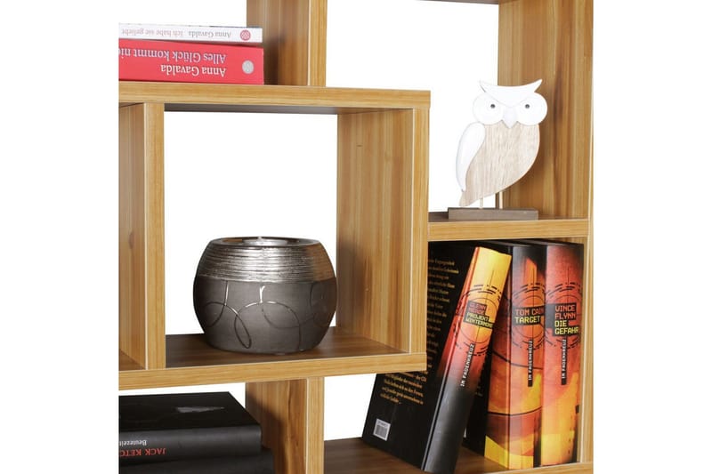 Vägghylla Wohnling PAOLA melaminbelagd MDF, förvaringshylla, väggmonterad, modern stil Bok - Bok - Förvaring - Hylla - Vägghylla