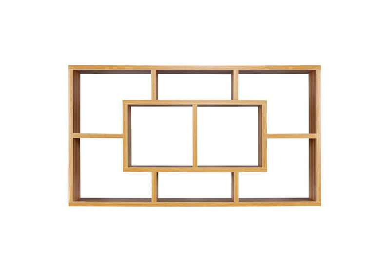 Vägghylla Wohnling PAOLA melaminbelagd MDF, förvaringshylla, väggmonterad, modern stil Bok - Bok - Hus & renovering - Bygg - Golv, vägg & tak - Golv & väggbeklädnad - Väggskivor