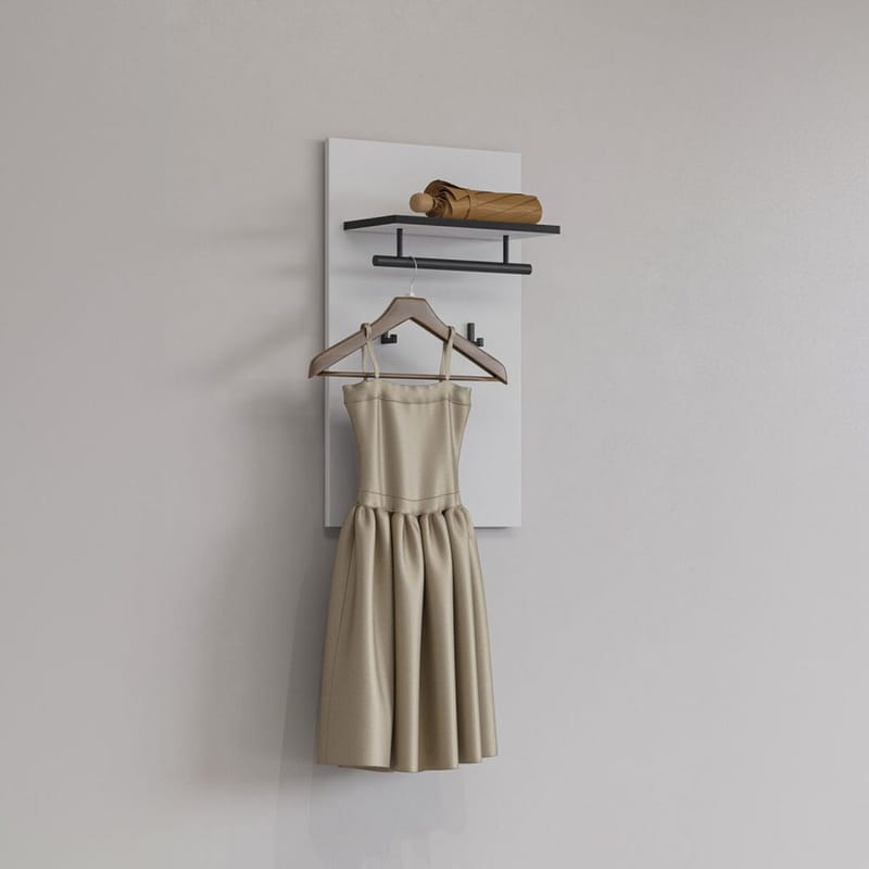 Väggpanel Kors med Krokar - Vit - Hus & renovering - Bygg - Golv, vägg & tak - Golv & väggbeklädnad - Väggskivor