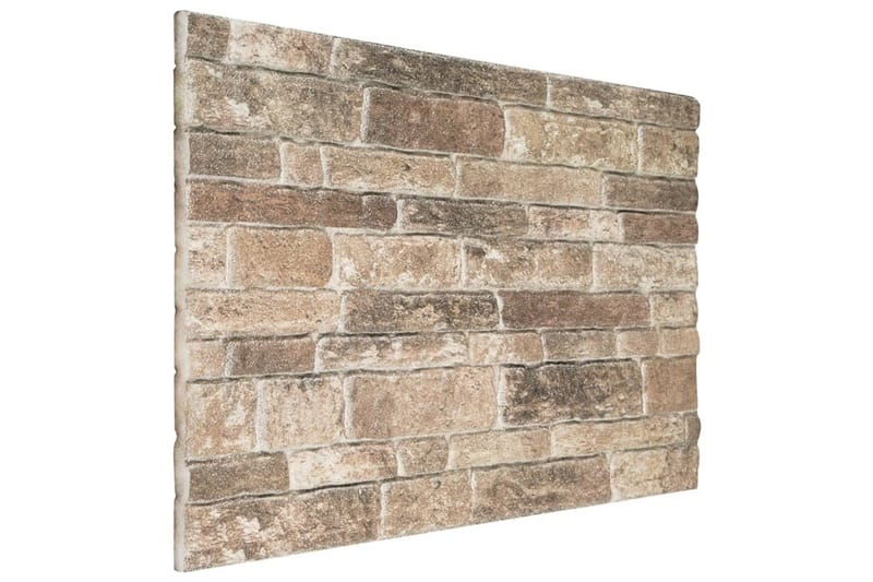 Väggpaneler 3D flerfärgat tegel 10 st EPS - Flerfärgad - Hus & renovering - Bygg - Golv, vägg & tak - Golv & väggbeklädnad - Väggpanel & panelskiva