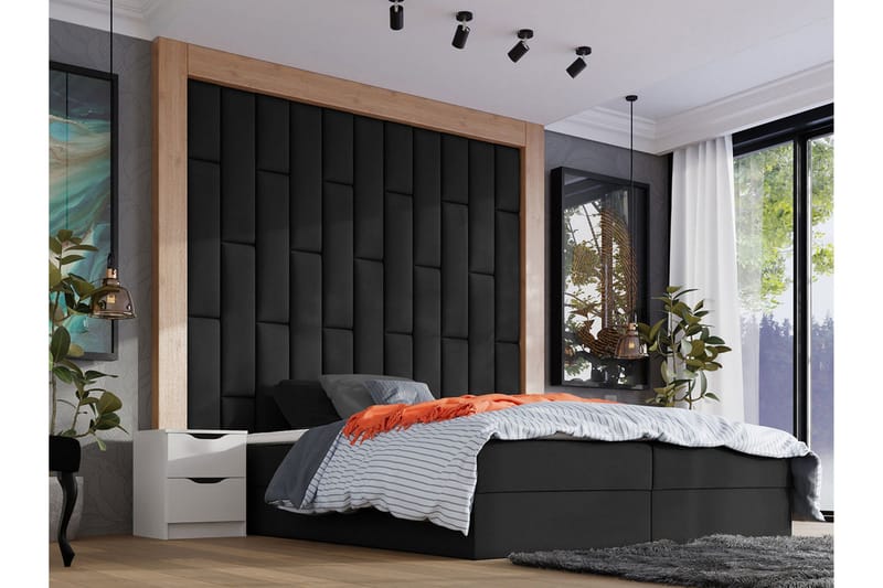 Zaratuz Väggpanel 20x40 cm Black - Hus & renovering - Bygg - Golv, vägg & tak - Golv & väggbeklädnad - Väggpanel & panelskiva