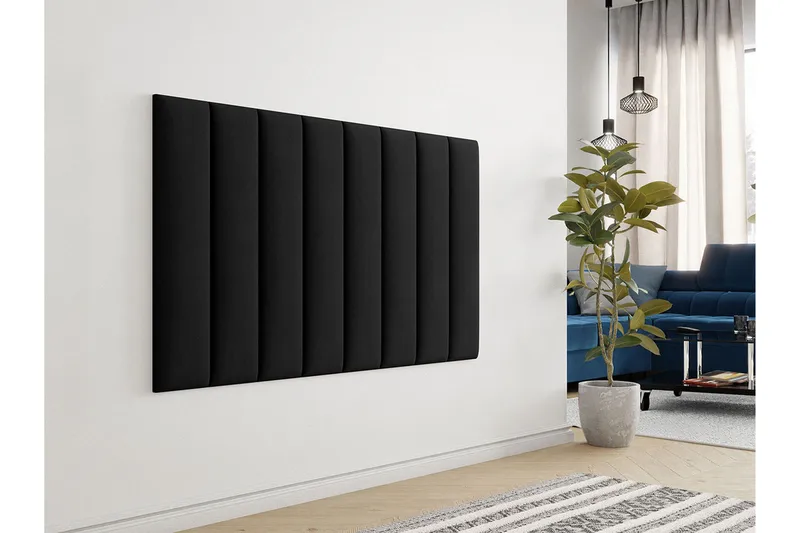 Zaratuz Väggpanel 20x80 cm Black - Hus & renovering - Bygg - Golv, vägg & tak - Golv & väggbeklädnad - Väggpanel & panelskiva