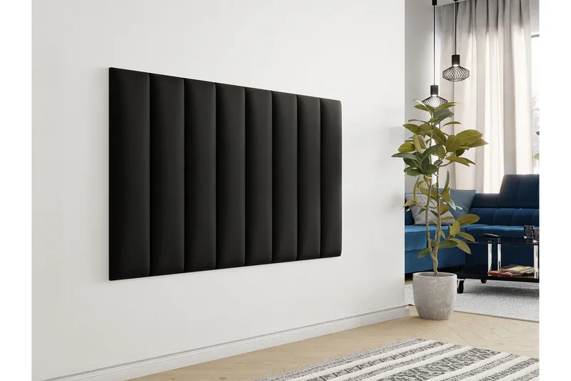 Zaratuz Väggpanel 20x80 cm Black - Hus & renovering - Bygg - Golv, vägg & tak - Golv & väggbeklädnad - Väggpanel & panelskiva