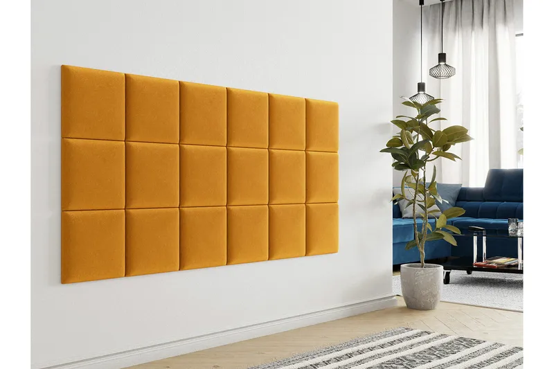 Zaratuz Väggpanel 30x30 cm Dark yellow - Hus & renovering - Bygg - Golv, vägg & tak - Golv & väggbeklädnad - Väggpanel & panelskiva