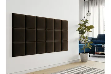 Zaratuz Väggpanel 30x30 cm - Mörkbrun - Hus & renovering - Bygg - Golv, vägg & tak - Golv & väggbeklädnad - Väggpanel & panelskiva