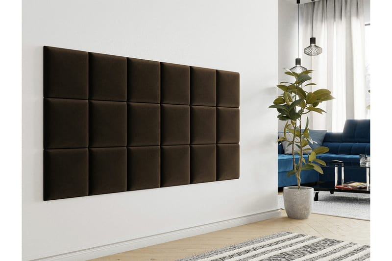 Zaratuz Väggpanel 30x30 cm - Mörkbrun - Hus & renovering - Bygg - Golv, vägg & tak - Golv & väggbeklädnad - Väggpanel & panelskiva