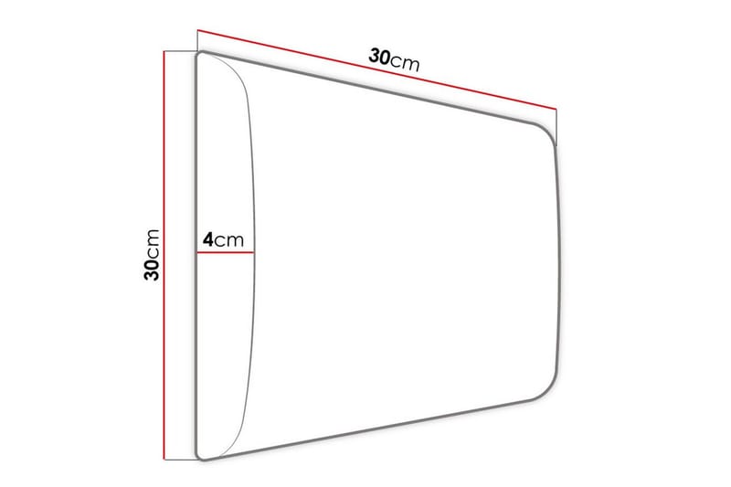 Zaratuz Väggpanel 30x30 cm - Mörkbrun - Hus & renovering - Bygg - Golv, vägg & tak - Golv & väggbeklädnad - Väggpanel & panelskiva