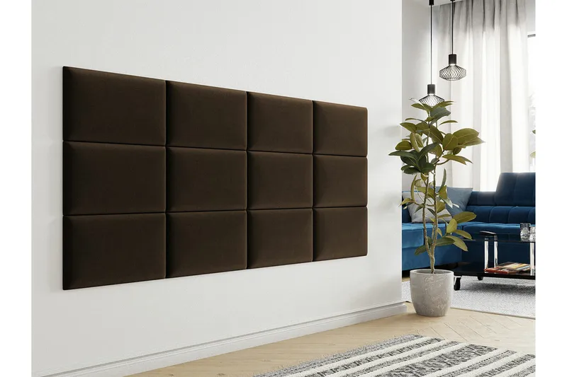 Zaratuz Väggpanel 30x50 cm - Mörkbrun - Hus & renovering - Bygg - Golv, vägg & tak - Golv & väggbeklädnad - Väggpanel & panelskiva