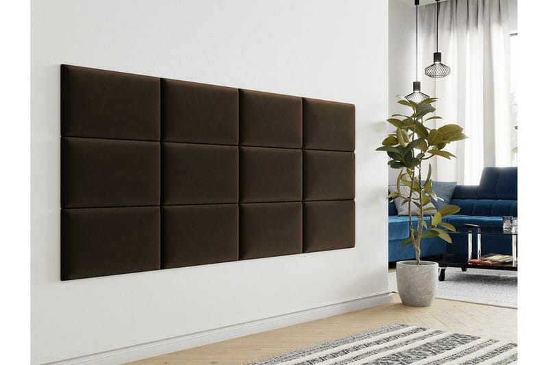 Zaratuz Väggpanel 30x50 cm - Mörkbrun - Hus & renovering - Bygg - Golv, vägg & tak - Golv & väggbeklädnad - Väggpanel & panelskiva