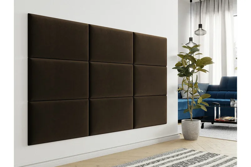 Zaratuz Väggpanel 40x70 cm - Mörkbrun - Hus & renovering - Bygg - Golv, vägg & tak - Golv & väggbeklädnad - Väggpanel & panelskiva