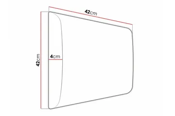 Zaratuz Väggpanel 42x42 cm - Brun - Hus & renovering - Bygg - Golv, vägg & tak - Golv & väggbeklädnad - Väggpanel & panelskiva