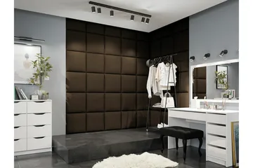 Zaratuz Väggpanel 42x42 cm - Brun - Hus & renovering - Bygg - Golv, vägg & tak - Golv & väggbeklädnad - Väggpanel & panelskiva