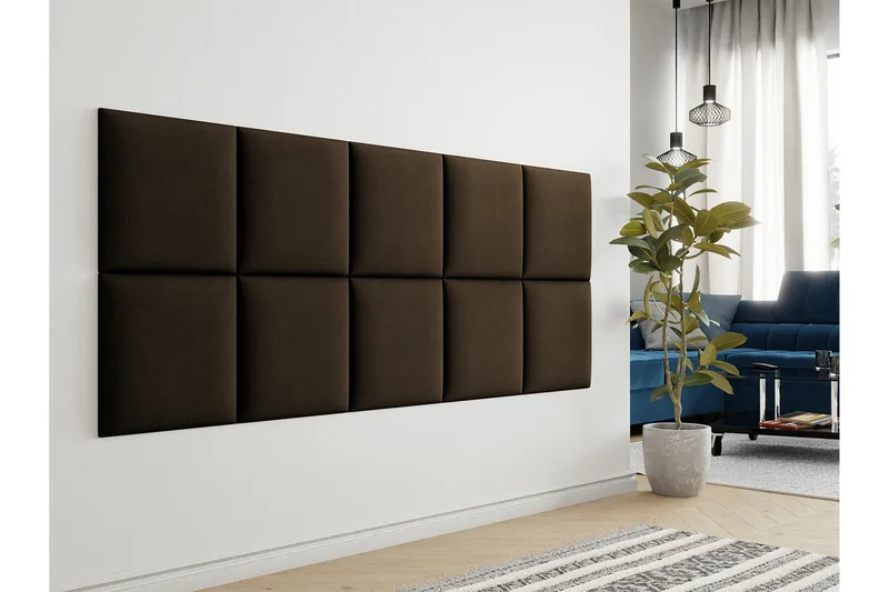 Zaratuz Väggpanel 42x42 cm - Brun - Hus & renovering - Bygg - Golv, vägg & tak - Golv & väggbeklädnad - Väggpanel & panelskiva