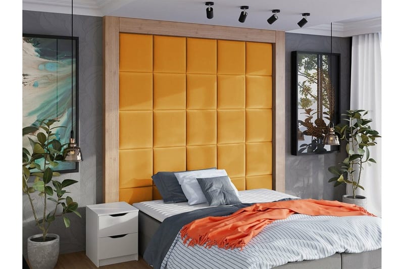 Zaratuz Väggpanel 42x42 cm Yellow - Hus & renovering - Bygg - Golv, vägg & tak - Golv & väggbeklädnad - Väggpanel & panelskiva